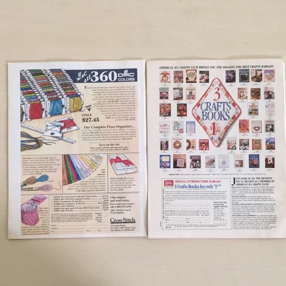 1991-93 Lot of 7 Cross Stitch & Country Crafts Magazines Vintage (Better Homes) - Picture 7 of 11
